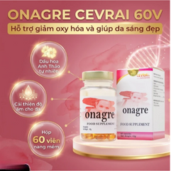 Viên uống giúp da sáng đẹp, giảm quá trình oxy hóa, cải thiện độ ẩm cho da Onagre Cevrai (60 viên)