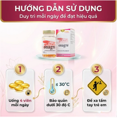 Viên uống giúp da sáng đẹp, giảm quá trình oxy hóa, cải thiện độ ẩm cho da Onagre Cevrai (60 viên)