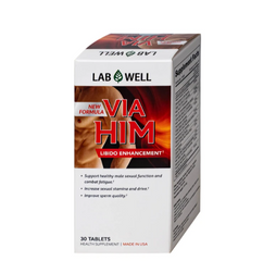 Viên uống giúp tăng cường sức khoẻ nam Via Him Lab Well (30 viên)