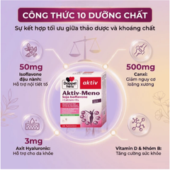 Viên uống hỗ trợ cải thiện nội tiết tố cho phụ nữ tiền mãn kinh Doppelherz Aktiv-Meno (Hộp 30 viên)