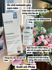 Serum ức Chế Melanin Ivatherm Ivawhite Whitening Serum 30ml làm trắng sáng da -Thương hiệu pháp
