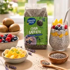 Hạt chia hữu cơ Genuss Plus Chia Samen Đức 300g