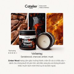 Nến Thơm Catelier Cao Cấp - Quà tặng sinh nhật, quà noel, giúp khử mùi, thơm phòng, decor phòng siêu đáng yêu