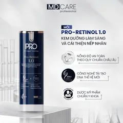 Kem Dưỡng Tái Tạo Và Cải Thiện Nếp Nhăn MD CARE Pro-Retinol 1.0 chai 30ml [hàng công ty]