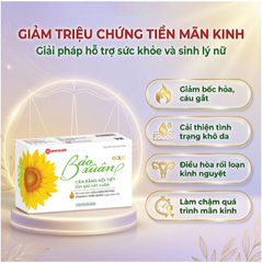 Viên hỗ trợ cân bằng nội tiết tố nữ Bảo Xuân Gold Nam Dược (3 vỉ x 10 viên)