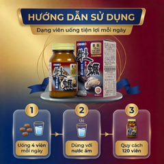 Viên uống tăng cường sl cho nam giới Orihiro New Oyster Extract (120 viên)