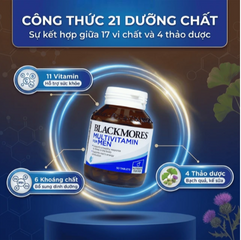 Viên hỗ trợ sức khỏe nam giới Blackmores Multivitamin For Men (50 viên)