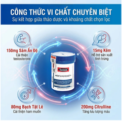 Viên uống hỗ trợ sức khỏe sinh sản nam giới Men’s Potency+ Swisse (30 viên)