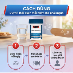Viên uống hỗ trợ sức khỏe sinh sản nam giới Men’s Potency+ Swisse (30 viên)