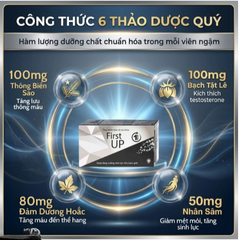 Viên ngậm hỗ trợ tăng cường sức khoẻ cho nam giới First Up 1 Hour (2 vỉ x 4 viên)