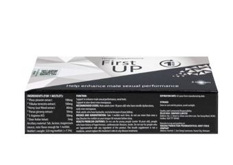 Viên ngậm hỗ trợ tăng cường sức khoẻ cho nam giới First Up 1 Hour (2 vỉ x 4 viên)