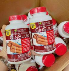 Viên uống Hỗ trợ Cân bằng đường huyết TruNature CinSulin 200 viên - Duy trì đường huyết ổn định - SP Chuẩn Mỹ