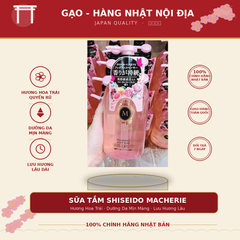 Sữa Tắm Shiseido MaCherie Fragrance Body Soap 450ml Hàng Nhật Nội Địa - Hương Hoa Trái Lưu Hương Lâu, Dưỡng Da Mịn Màng