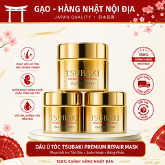 Dầu Ủ Tóc Tsubaki Premium Repair Mask Hàng Nhật Nội Địa - Phục Hồi Tóc Hư Tổn, Mềm Mượt Óng Ả