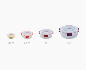 Set 4 Hộp đựng thực phẩm Joseph Joseph 1000015 Nest Lock