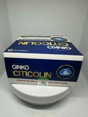 Viên bổ não GINKO CITICOLIN hỗ trợ hoạt huyết, tang cường tuần hoàn máu não hộp 60 viên