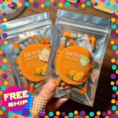 Xách Tay Cao Cấp Viên Bổ Sung Giảm Cân Detox Orange - Mã 1553B - cải thiện Giảm Cân - Sản Phẩm Thực Phẩm Chức
