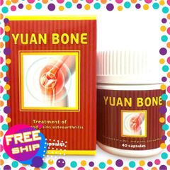 Xách Tay Chính Hãng Viên đau nhức xương khớp Yuan Bone xuất xứ Malaysia - Mã 1361 - Loại super siêu xịn - Hộp 40 viên