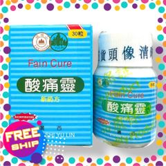 Xách Tay Chuẩn Bill Viên xương khớp Toan thống linh FAIN CURE KWAN SHI YU LIN - Mã 1544 - Hộp 30 viên - Loại xịn 30 vi