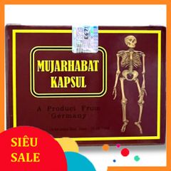 Fullbox Chuẩn Bill Viên uống khớp đỏ Mujarhabat Kapsul - Khớp đỏ - Mã 2055 - Hộp gồm 20 ống - nhập khẩu Malaysia