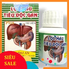 Fullbox Loại 1 Viên Lọc Máu Tiêu Độc Gan hỗ trợ viêm gan, gan nhiễm mỡ, men gan cao - Mã 2148 - Hộp 150 viên - hàng Vi