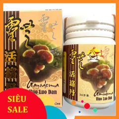 Fullbox Hàng Auth Viên uống đau nhức xương khớp Ganoderma Huo Luo Dan ( Linh Chi Hoạt Lạc Đơn ) - Mã 2152 - Hộp 34 viê