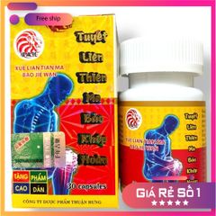 Nhập Khẩu Chính Hãng Viên uống Tuyết liên hỗ trợ đau nhức xương khớp, nhức khớp gối, tê bì chân tay, đau mỏi lưng, c