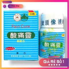 Nhập Khẩu Nhập Khẩu Viên xương khớp Toan thống linh FAIN CURE KWAN SHI YU LIN - Loại xịn - Mã 1544 - Loại xịn 30 viên