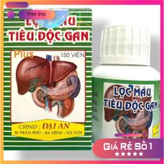 Nhập Khẩu Chính Hãng Viên Lọc Máu Tiêu Độc Gan hỗ trợ viêm gan, gan nhiễm mỡ, men gan cao - nhập khẩu Việt Nam - Hộp 1