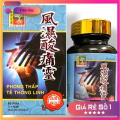 Nhập Khẩu Nhập Khẩu Viên uống đau nhức xương khớp Phong Thấp Tê Thống Linh - Hộp 60 viên - hàng Malaysia - Mã 2154