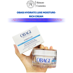Kem Dưỡng Ẩm Obagi Hydrate Luxe Moisture-Rich Cream - Chăm Sóc Da từ Mỹ, Dưỡng Ẩm, Phục Hồi, Giữ Ẩm Cho Da Khô, Nhạy Cảm