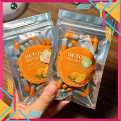 Cao Cấp Nhập Khẩu Viên Giảm Cân Detox Orange - Sản Phẩm Thực Phẩm Chức Năng - 30 Viên Thái Lan - Mã 1553B - giúp Giảm