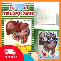 Auth 100% Bản Giới Hạn Hàng Mới Về Fullbox Viên viêm gan, gan nhiễm mỡ, men gan cao Lọc Máu Tiêu Độc Gan - Hộp 150 v