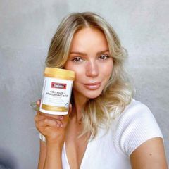 Viên uống Swisse Beauty Collagen + Hyaluronic Acid Booster 80 viên - Dưỡng ẩm sâu - Tăng cường độ đàn hồi da - S/P Chuẩn Úc