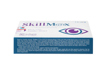 Viên uống hỗ trợ tăng cường thị lực, cải thiện khô mắt, mỏi mắt SkillMax Ocavill (2 vỉ x 15 viên)