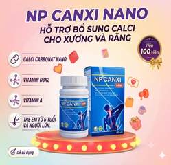 VIÊN UỐNG NP CANXI NANO- HỘP 100 VIÊN