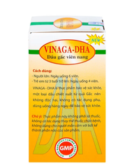 Giúp bổ não Dầu gấc viên nang Vinaga - DHA (100 viên)