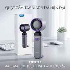 Quạt cầm tay Turbo ROCK LQ-217B, 100 cấp độ gió 776041