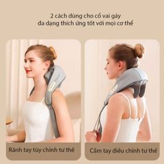 Máy Massage Cổ Vai Gáy 6d Wisezen Mát Xa Thoải Mái Giảm đau Cổ Và Vai 776047