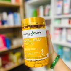 Viên uống sữa ong chúa úc Heathy Care Royal Jelly 1000 365 viên 