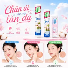 Combo 4 bông tẩy trang cotton Ipek 150 miếng tròn mềm mịn bông tự nhiên không xơ(4 cây x150 miếng)