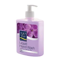 (Tặng tăm bông) Combo 5 Nước rửa tay làm sạch, kháng khuẩn bảo vệ da tay  AquaVera 500ml hương hoa tự nhiên