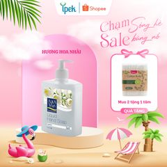 (Mua 2 tặng 1) Nước rửa tay 500ml kháng khuẩn bảo vệ da ta dưỡng chất Hoa nhài Aquavera