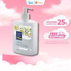 (Mua 2 tặng 1) Nước rửa tay 500ml kháng khuẩn bảo vệ da ta dưỡng chất Hoa nhài Aquavera