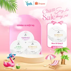 Set 4 gói bông tẩy trang chính hãng Ipek 150 miếng Combo 4 gói cotton mềm mịn không xơ bông