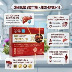 BỔ GAN KWANGDONG LIVERX-10 120 VIÊN – CHĂM SÓC LÁ GAN KHỎE, SỐNG KHỎE MỖI NGÀY