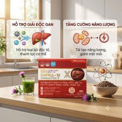 BỔ GAN KWANGDONG LIVERX-10 120 VIÊN – CHĂM SÓC LÁ GAN KHỎE, SỐNG KHỎE MỖI NGÀY