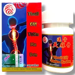 Viên uống Thoái Cốt Thiên Ma Đơn hỗ trợ đau nhức xương khớp, tê bì chân tay, tê mỏi tứ chi, đi lại khó khăn - Mã số 1040 776273