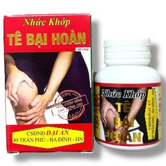 Viên uống nhức khớp Tê Bại Hoàn hỗ trợ đau lưng viêm nhức xương khớp, gai cột sống, thoái hoá khớp - Mã số 1502 776318