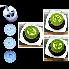 Khuôn trung thu lò xo, khuôn ép xôi 3 mặt hình tròn Phúc Lộc Thọ loại 300 gram – Mã số 1148 776350